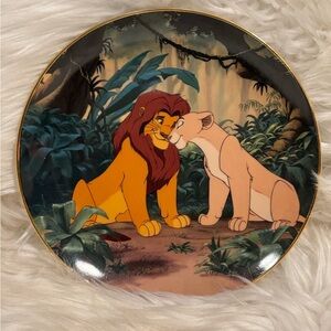 The Lion King Plate “Courting the Future King" 6th Issue 1995 Bradford Exchange